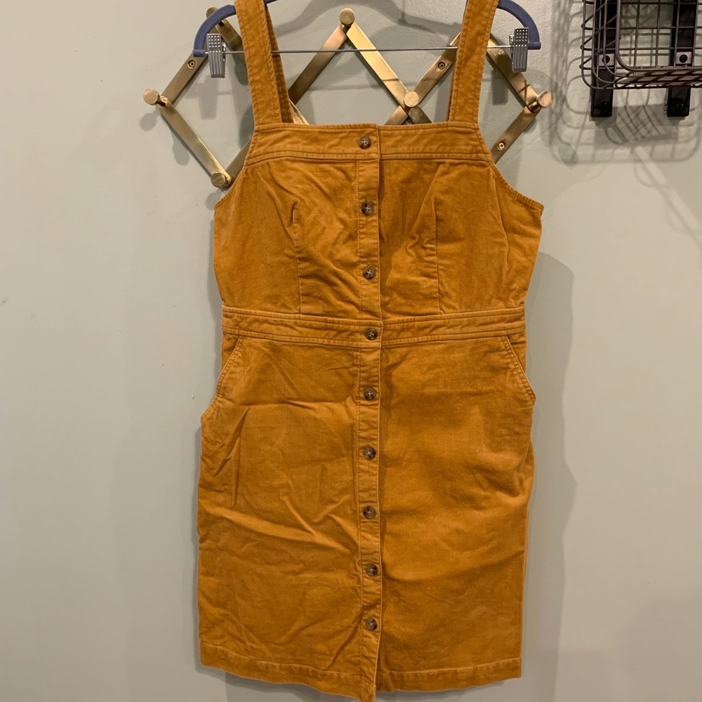Courdroy button up dress